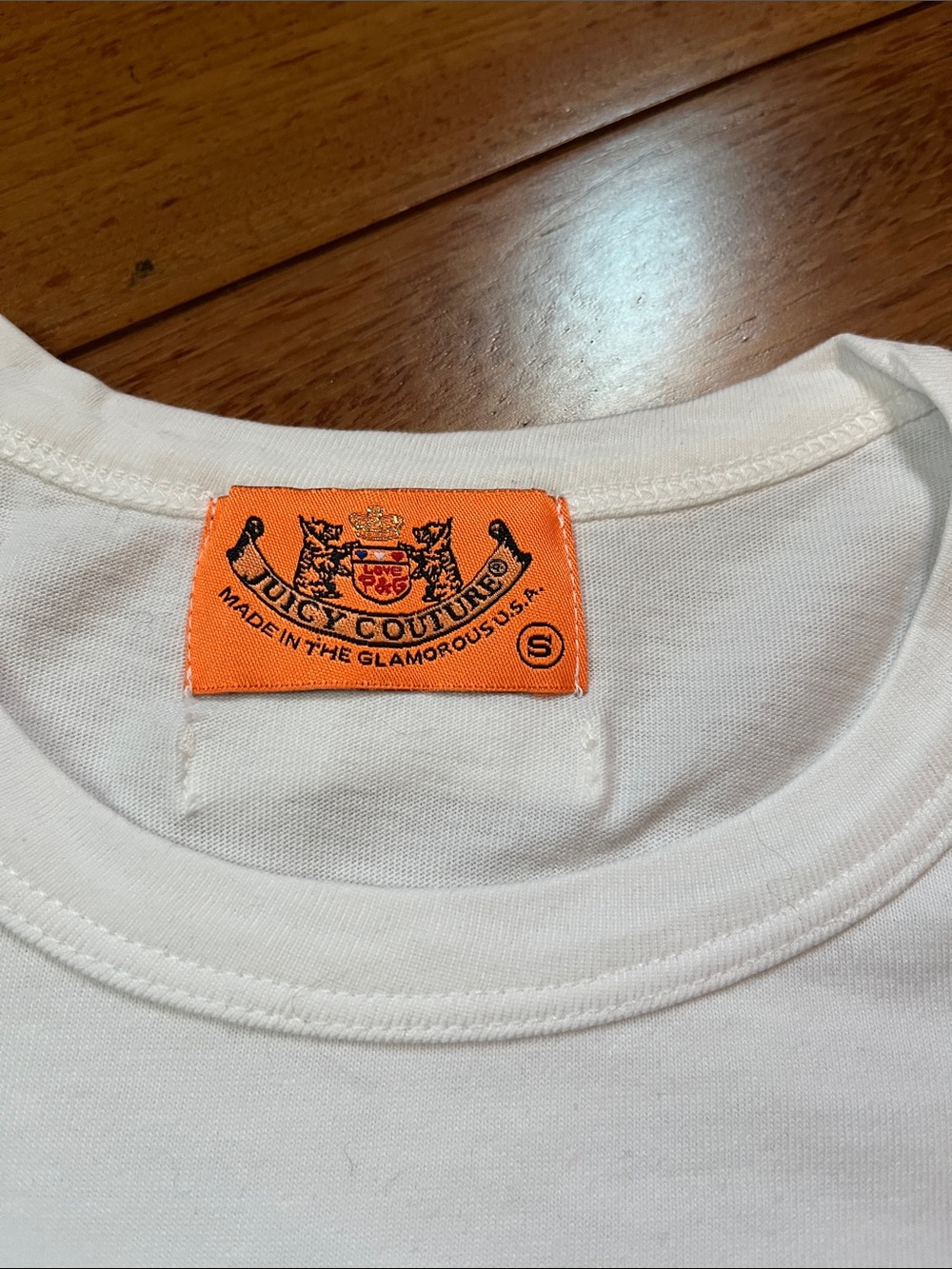 NWOT Y2K Juicy Couture Logo Long Sleeve Tee - Picture 2 of 6